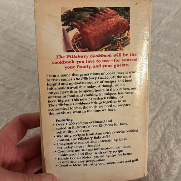 Vintage 1989‎ The Pillsbury Cookbook Recipes Cook Book Cooking Baking - Picture 2 of 8